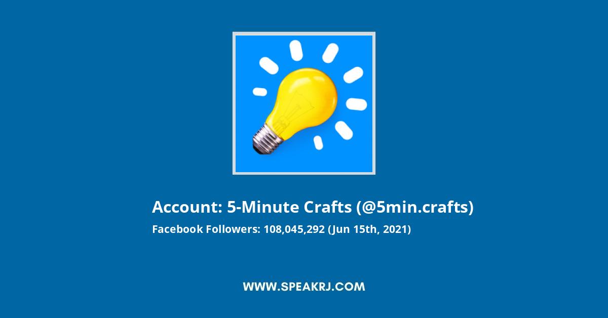 5-Minute Crafts Facebook Stats
