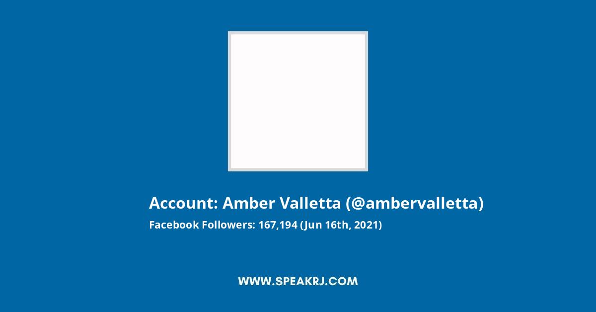 Amber Valletta Facebook Stats