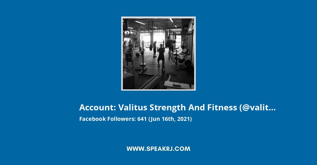 Valitus Strength and Fitness Facebook Stats