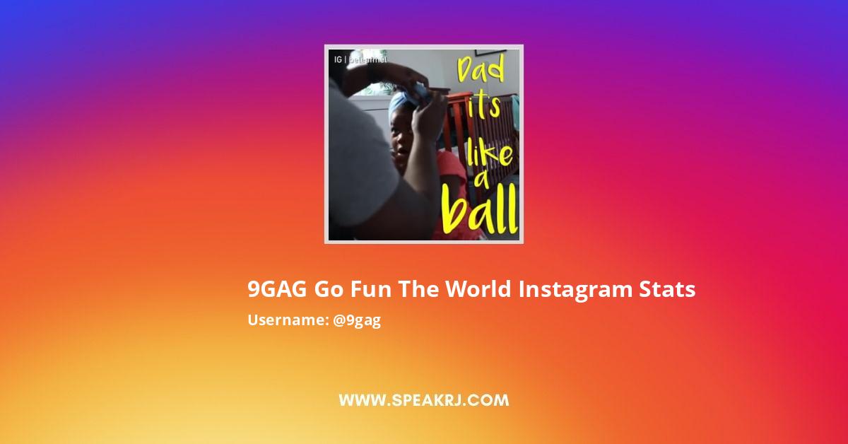9gag Instagram Stats