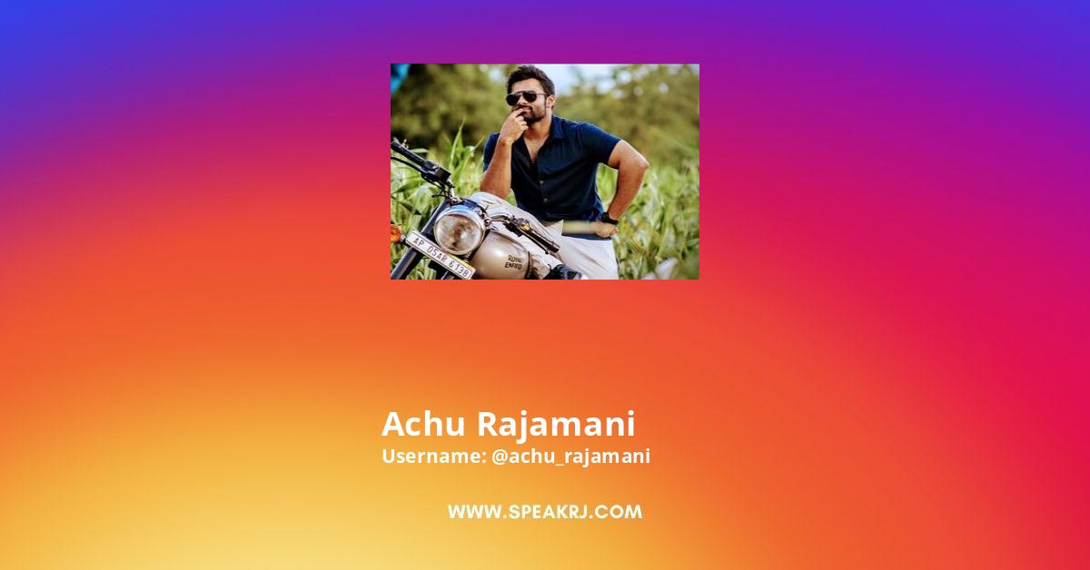 Achu Rajamani Instagram Pictures