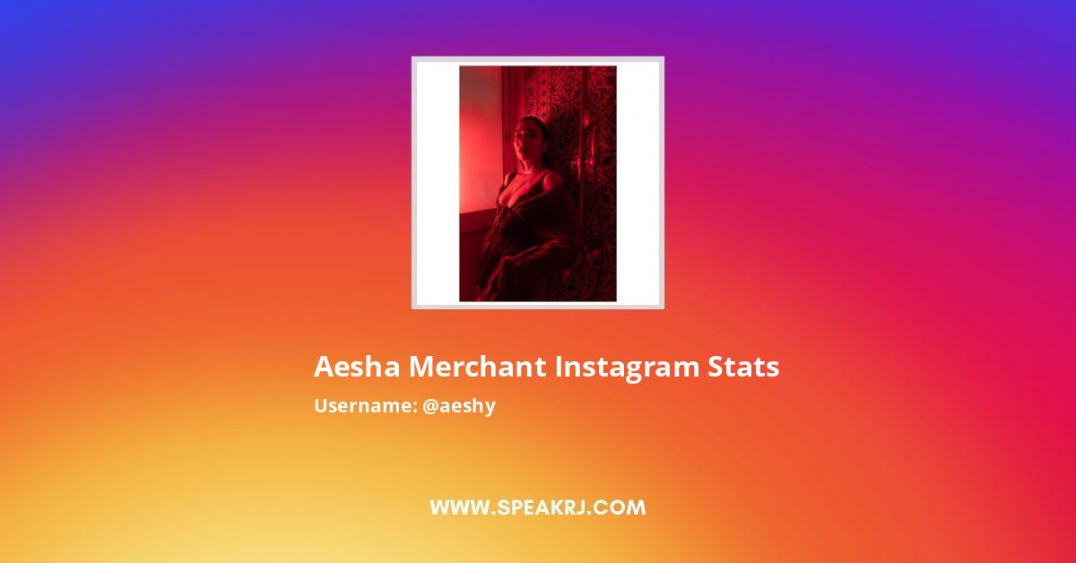 Aesha Merchant Instagram Pictures