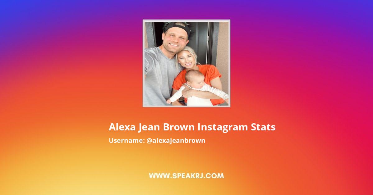 Alexa Jean Brown Instagram Stats