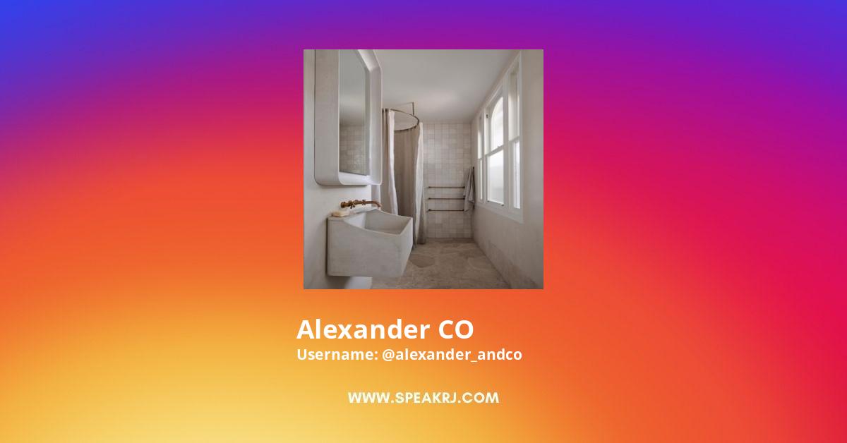 Alexander CO Instagram Pictures