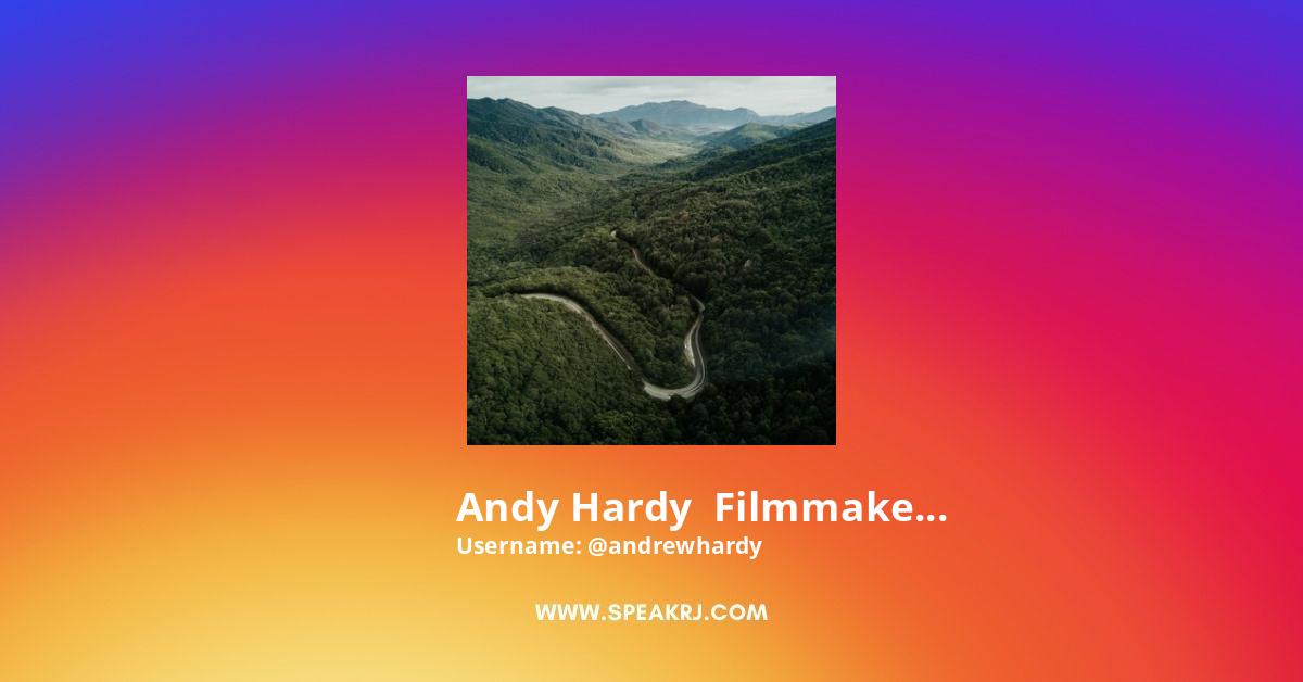 Andy Hardy Filmmaker Instagram Pictures