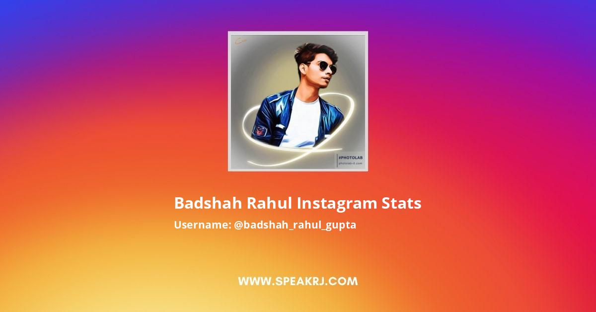 Badshah Rahul Instagram Pictures