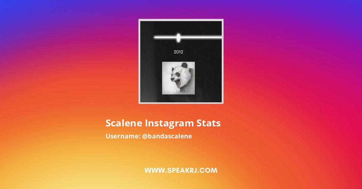 SCALENE Instagram Pictures