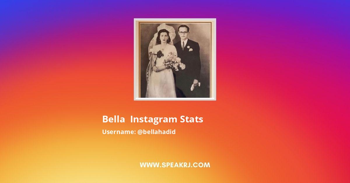 Bellahadid Instagram Stats