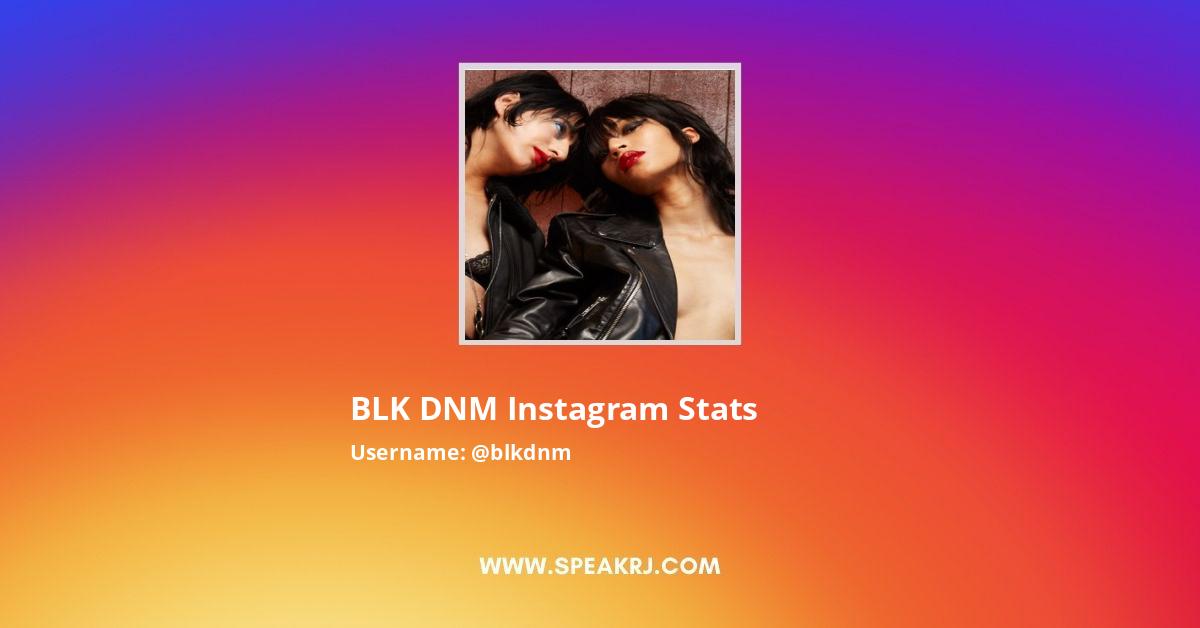 BLK DNM Instagram Pictures