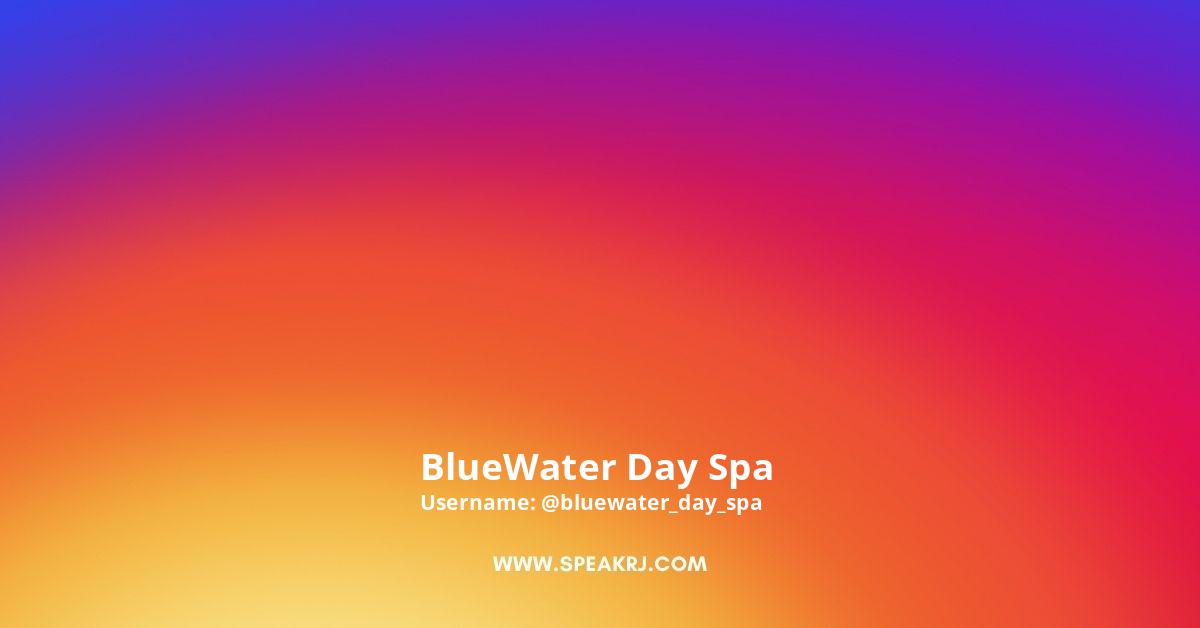 BlueWater Day Spa Instagram Pictures