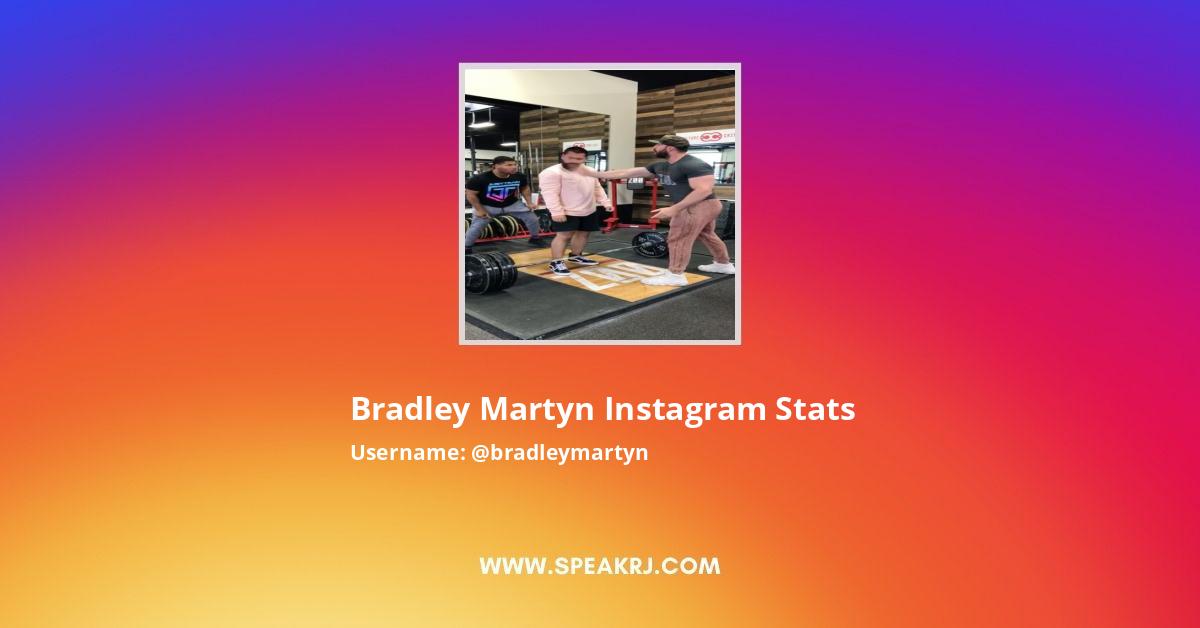 Bradley Martyn Instagram Stats