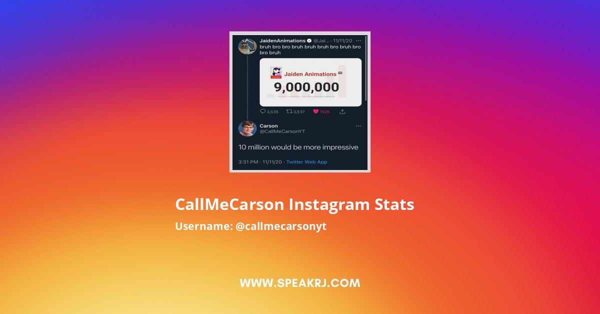 JaidenAnimations Instagram Followers Statistics / Analytics - SPEAKRJ Stats