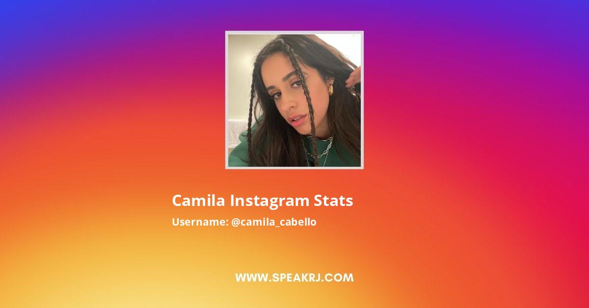 camila Instagram Stats