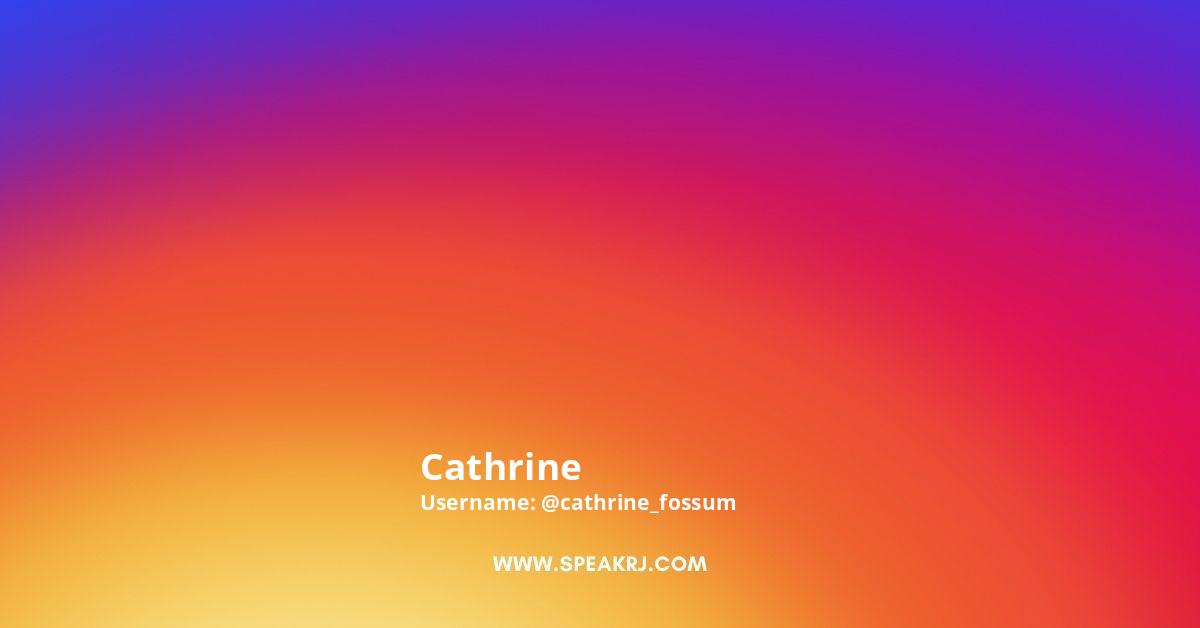 Cathrine Fossum Hovdan Instagram Pictures