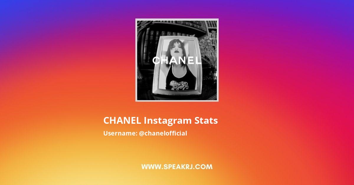 chanelofficial Instagram Stats