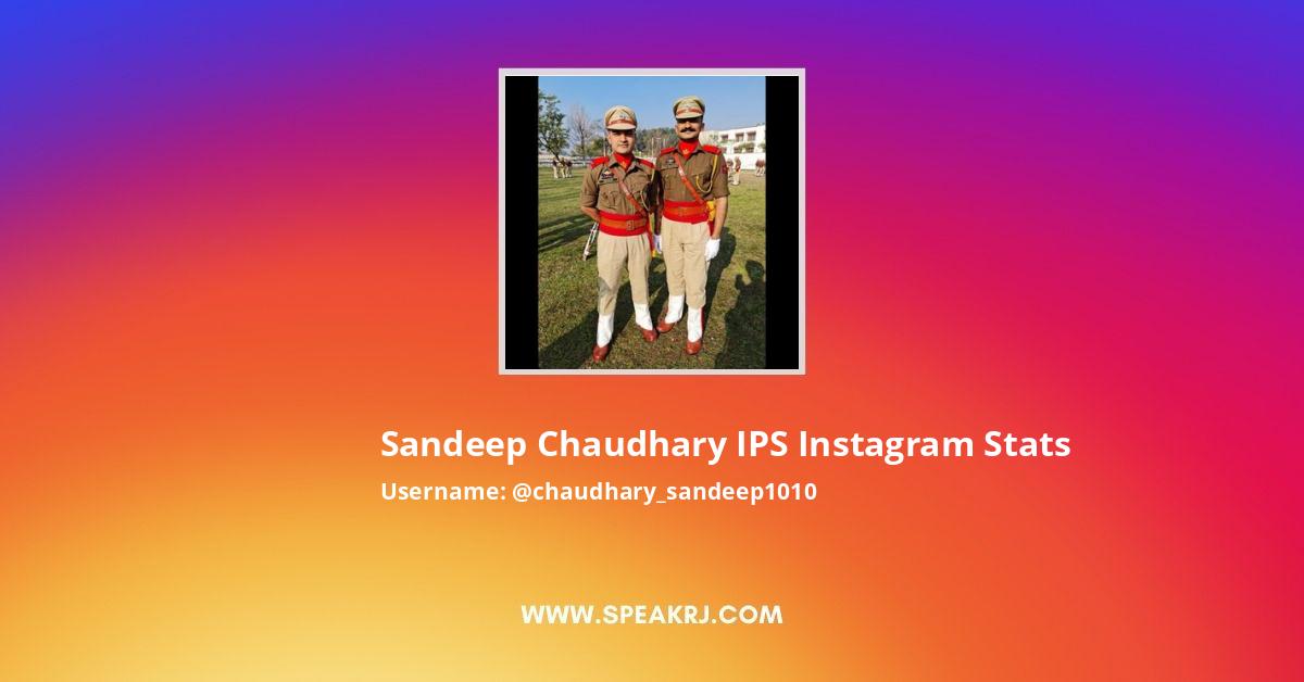 Sandeep Chaudhary IPS Instagram Pictures