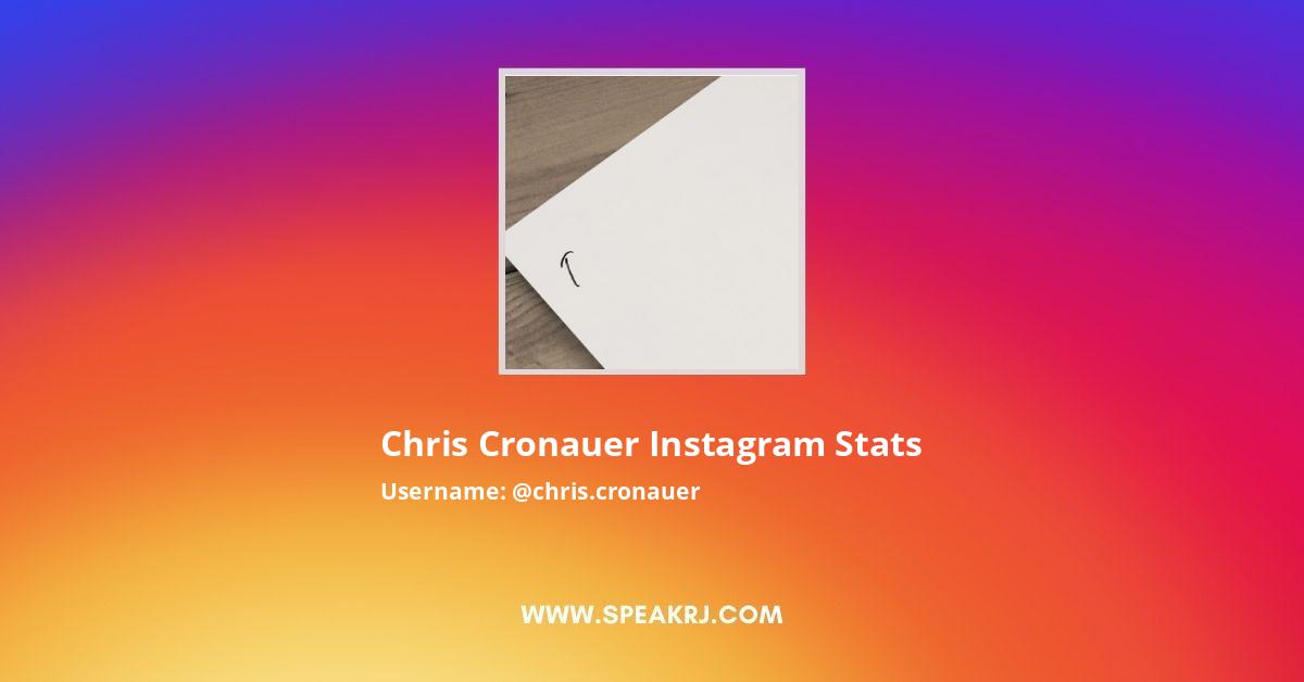 Chris Cronauer Instagram Pictures