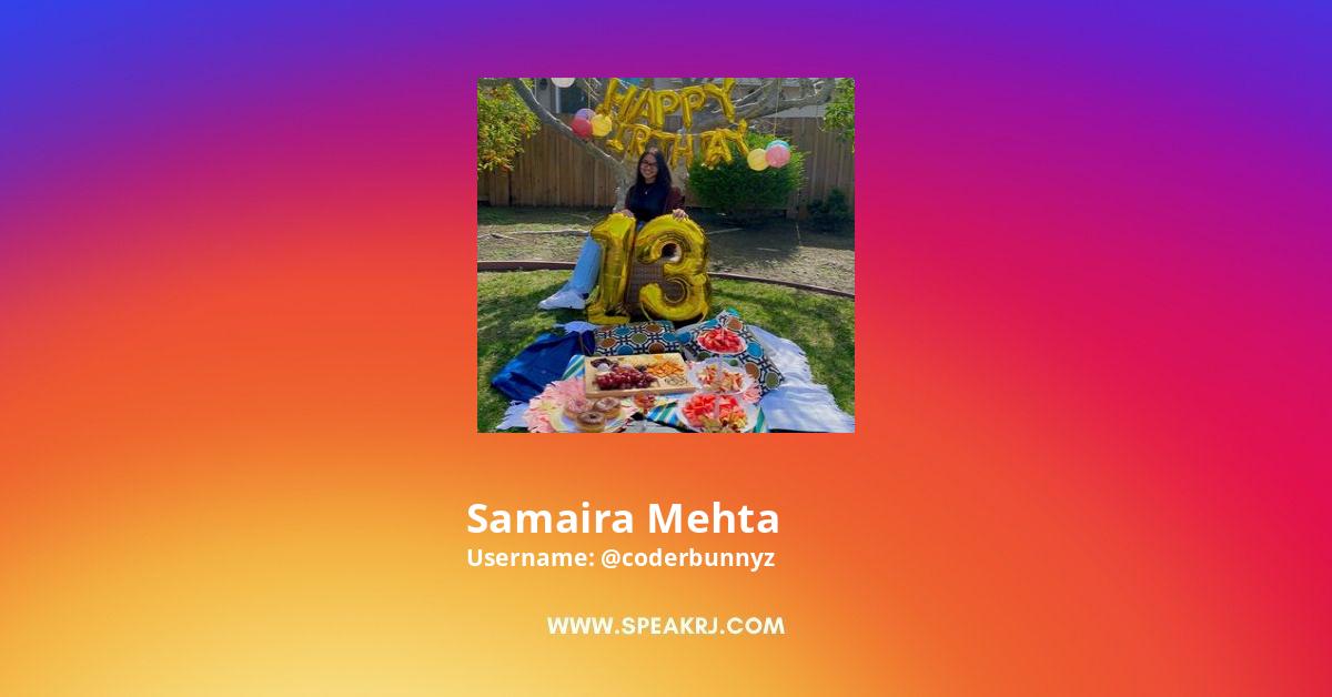 Samaira Mehta Instagram Pictures