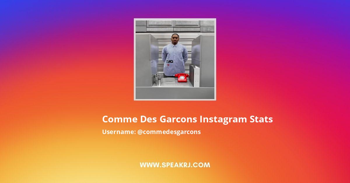 Comme des gar?ons instagram sale name