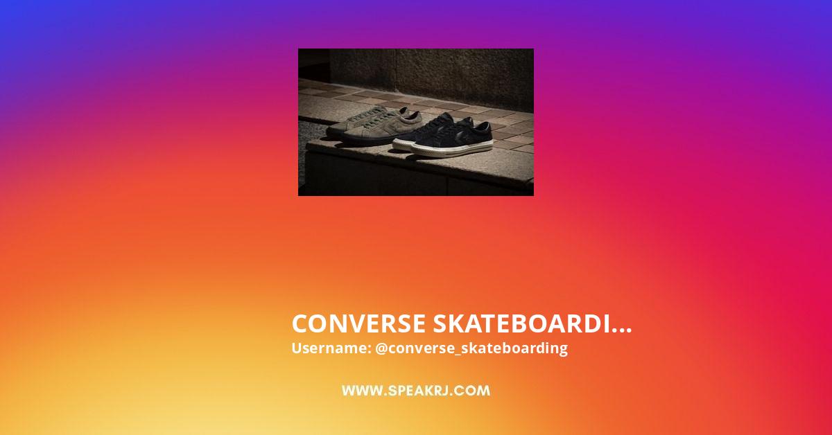 converse skateboarding instagram