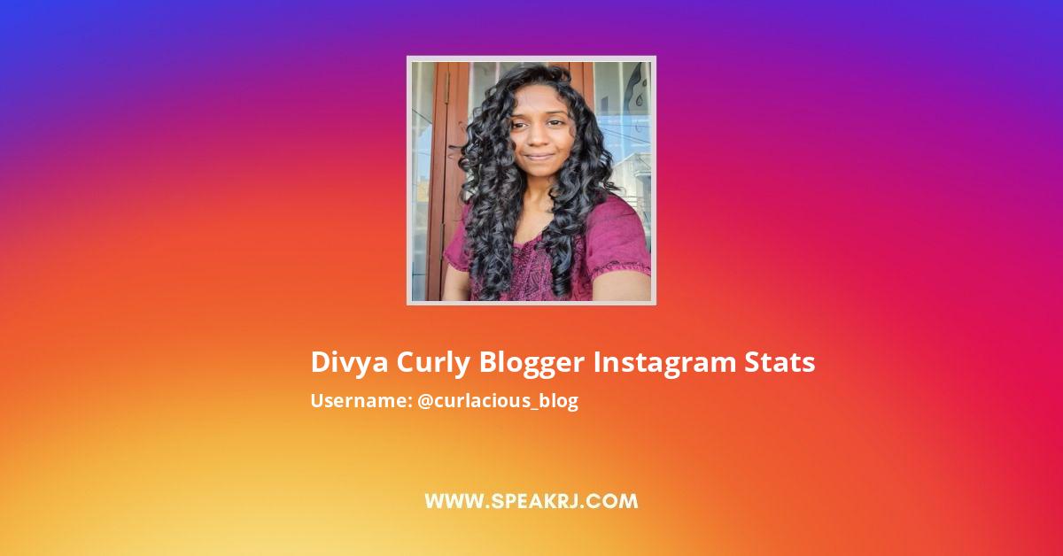 Divya Curly Blogger Instagram Pictures