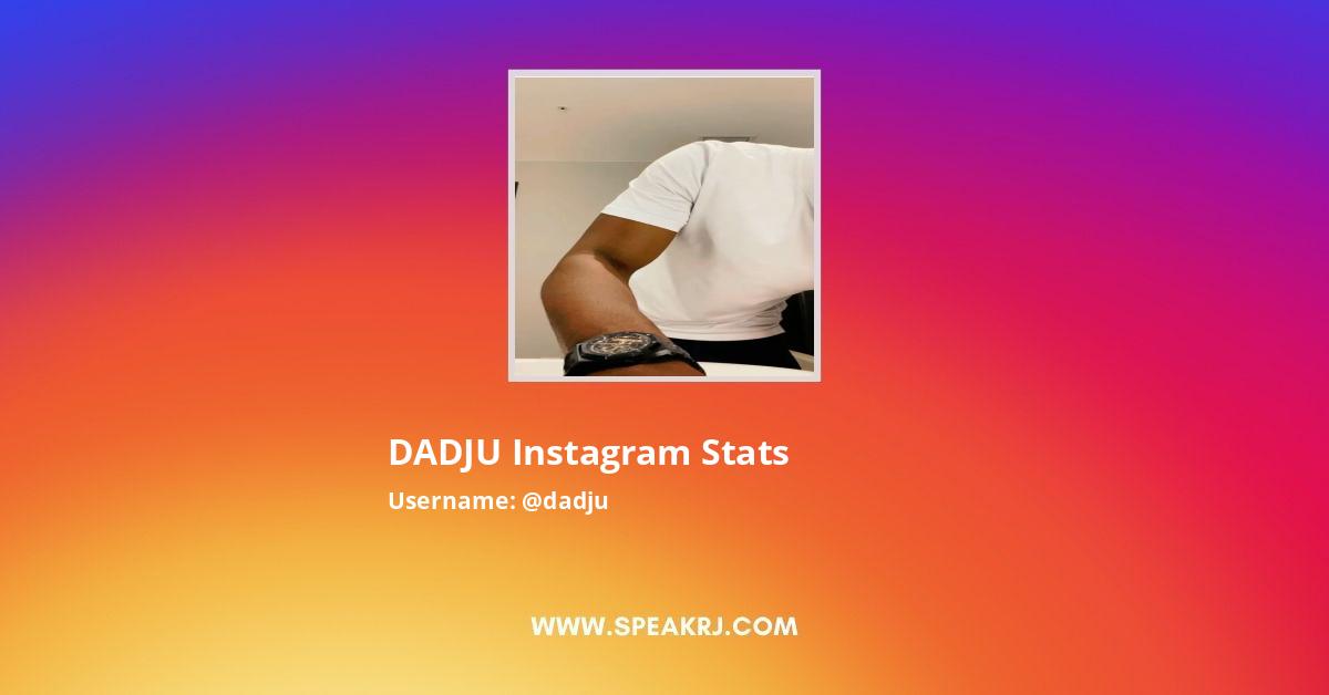 dadju00's Instagram Account Analytics & Statistics