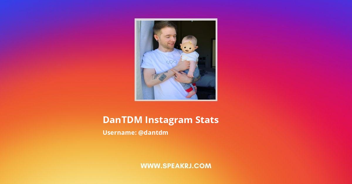 DanTDM Instagram Stats
