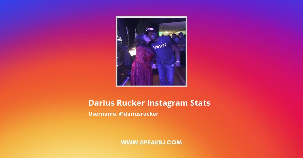 Darius Rucker Instagram Followers Statistics Analytics Speakrj Stats