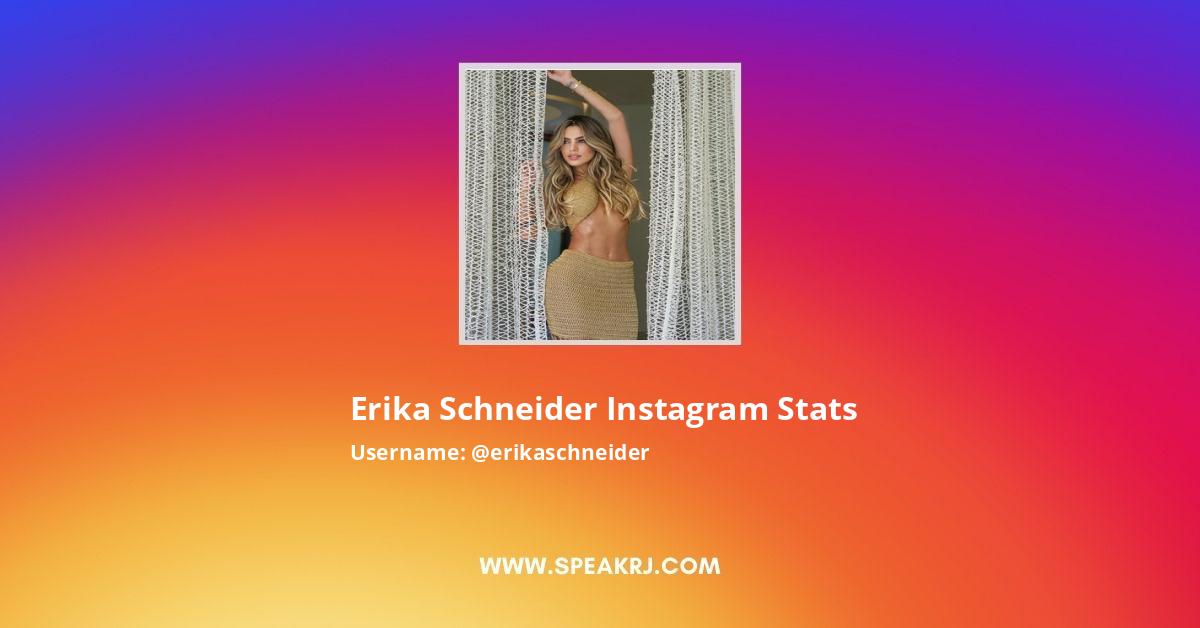 Erika Schneider Instagram Stats