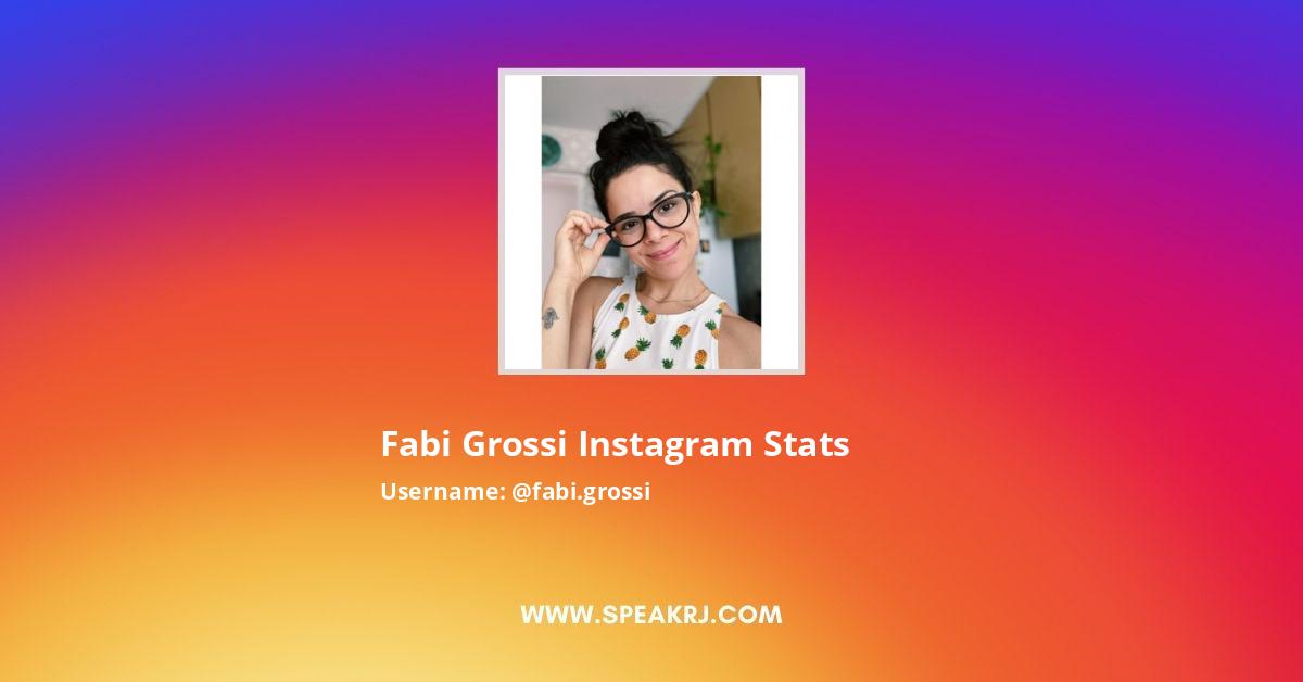 Fabi Grossi Instagram Pictures