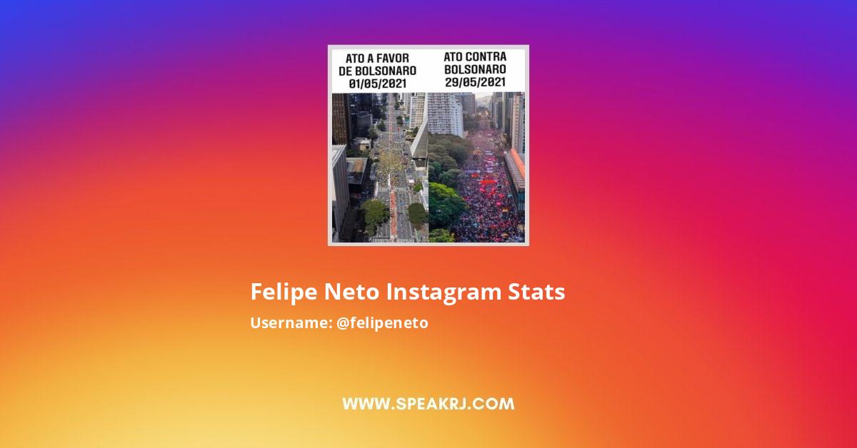 Felipeneto Instagram Stats