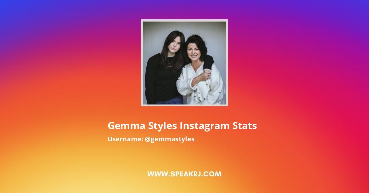 Gemma Styles Instagram Stats