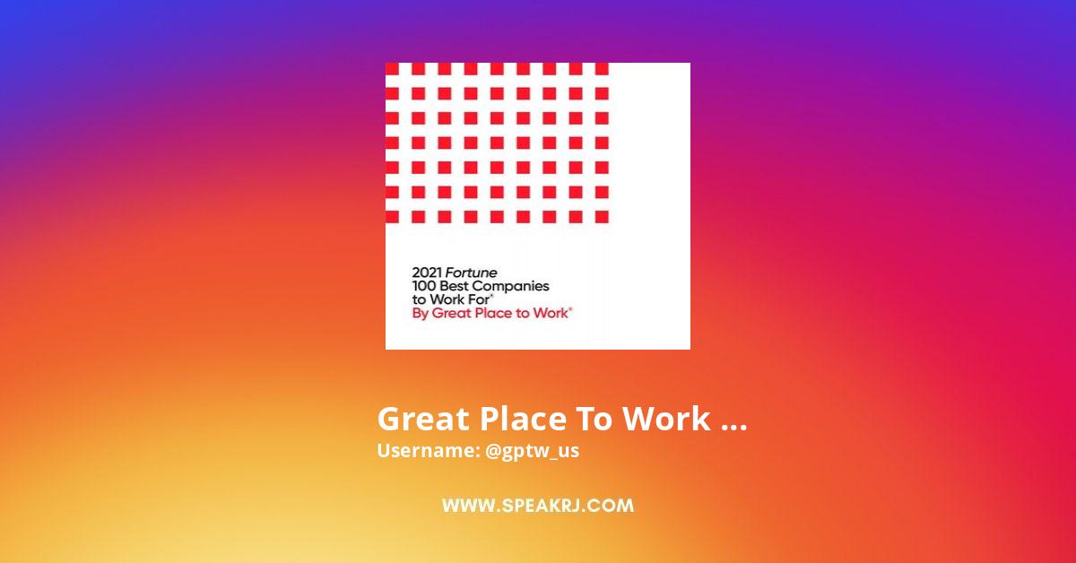 Great Place To Work US Instagram Pictures