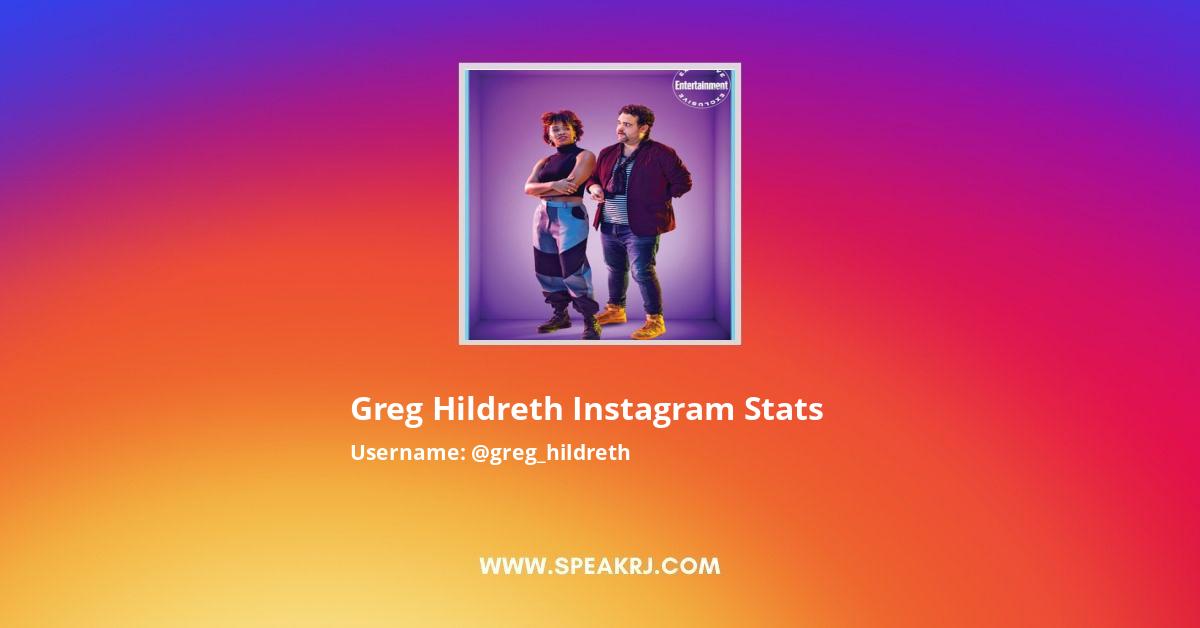 Greg Hildreth Instagram Pictures