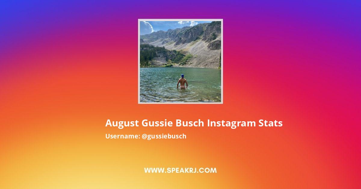 August Gussie Busch Instagram Pictures