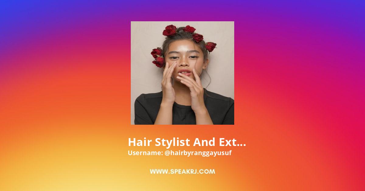 Hair Stylist And Extension Instagram Followers Statistics / Analytics -  SPEAKRJ Stats