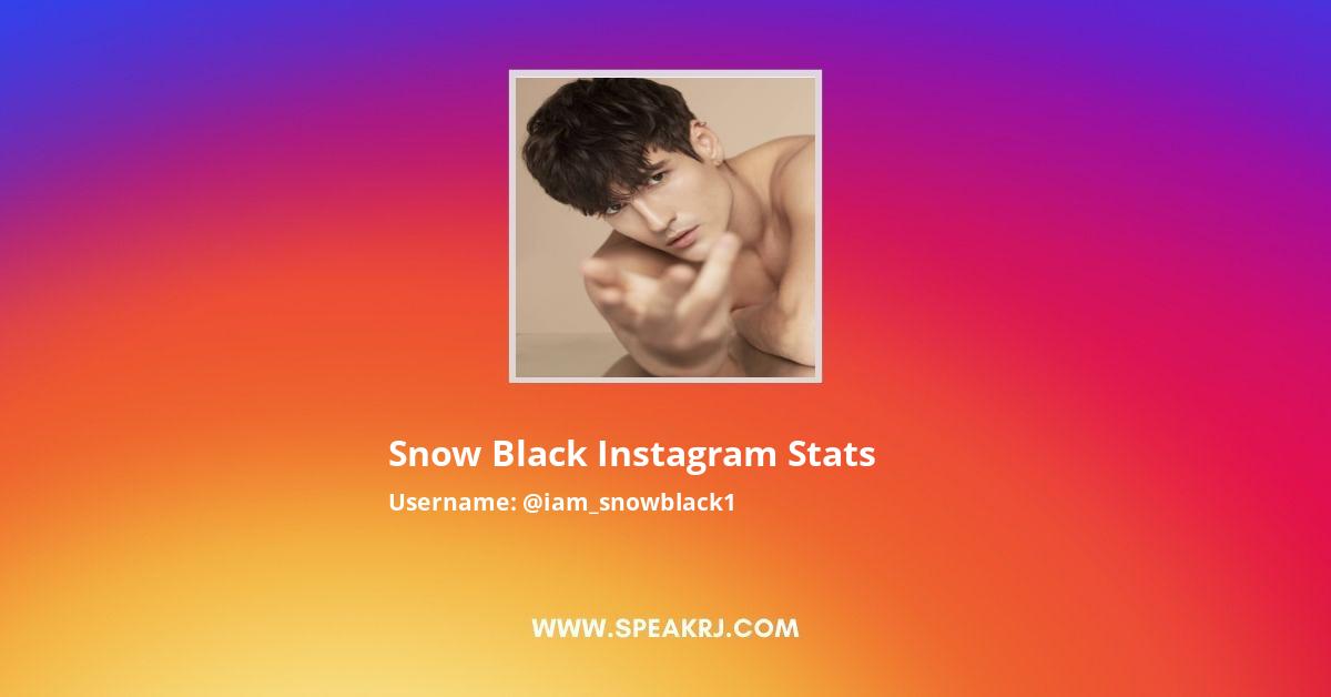 Snow black instagram