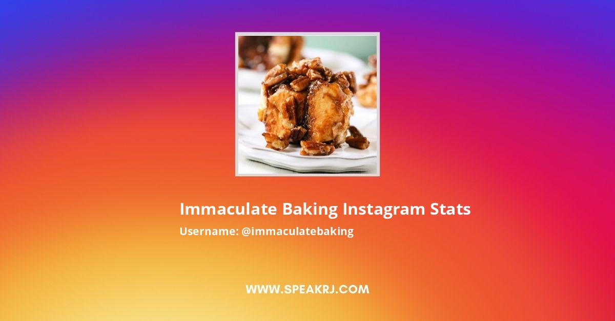 Immaculate Baking Instagram Pictures