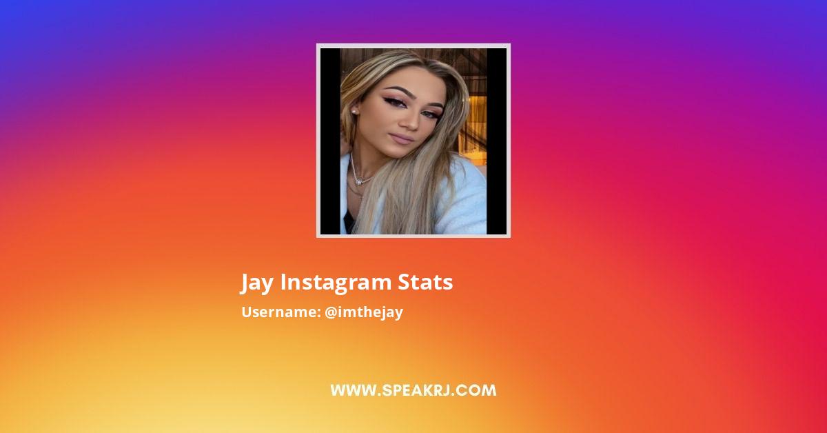 ImTheJay Instagram Followers Statistics Analytics SPEAKRJ Stats