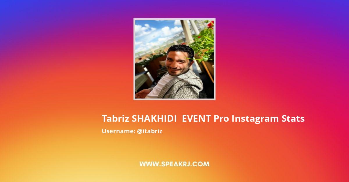 Itabriz Instagram Followers Statistics / Analytics - SPEAKRJ Stats