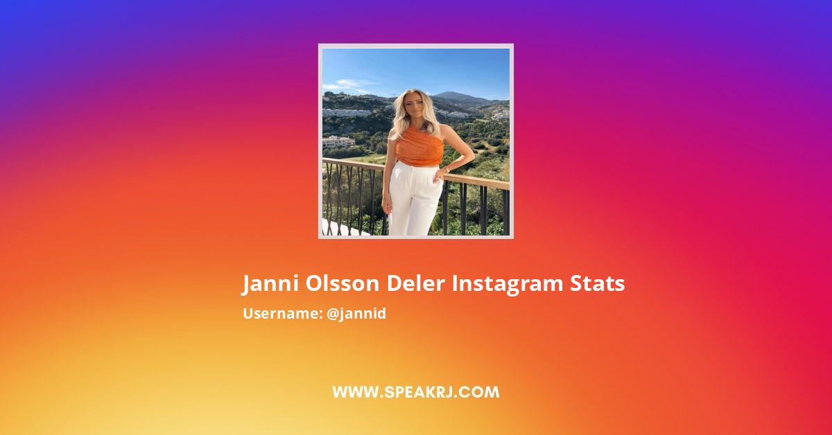 Janni deler instagram