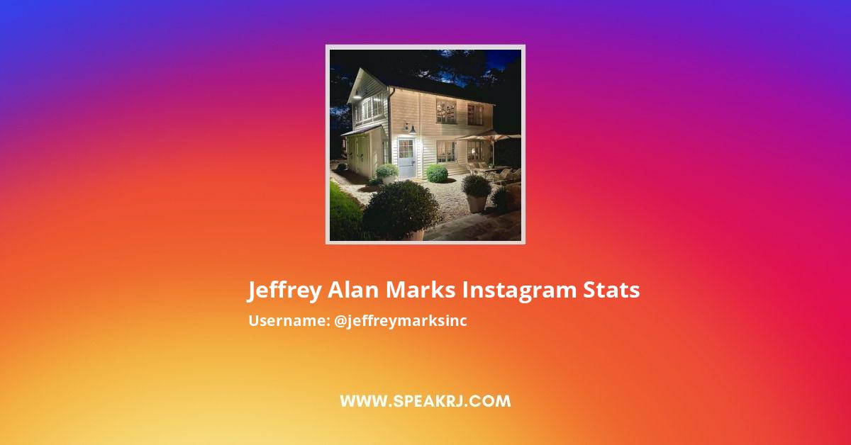 Jeffrey Alan Marks Instagram Pictures