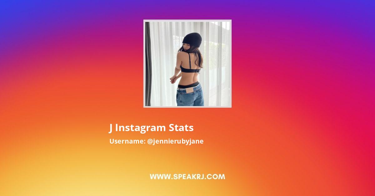 J Instagram Stats