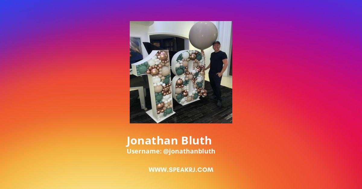 Jonathan Bluth Instagram Pictures