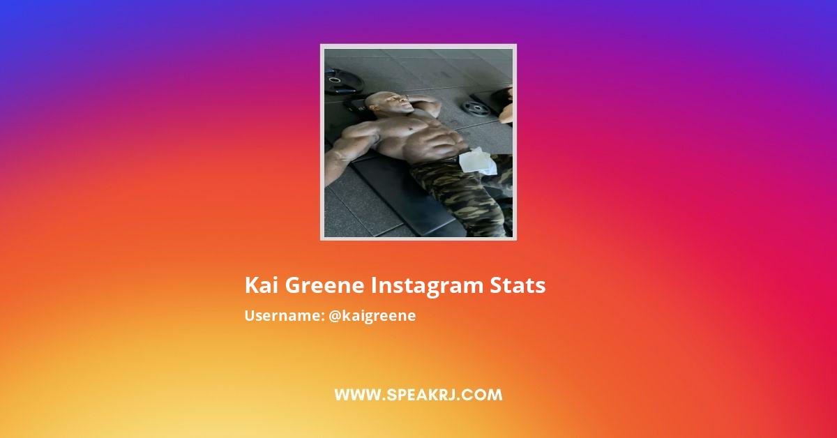 Kai Greene Instagram Stats