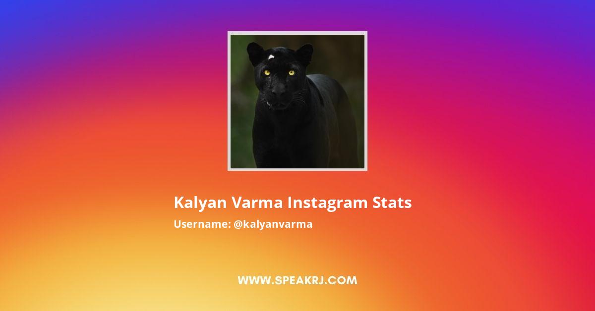 Kalyan Varma Instagram Stats
