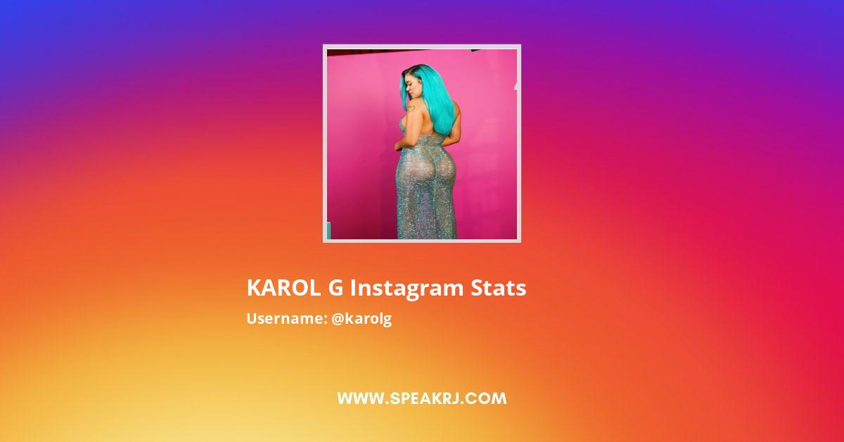 KAROL G Instagram Stats