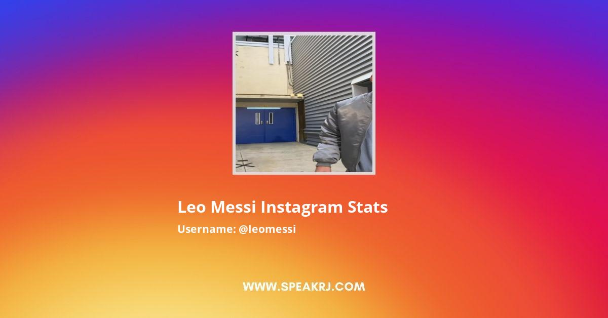 Leo Messi Instagram Stats