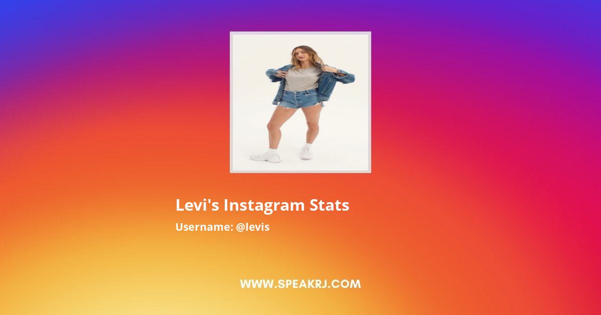 Levi's Instagram Followers Statistics / Analytics - SPEAKRJ Stats