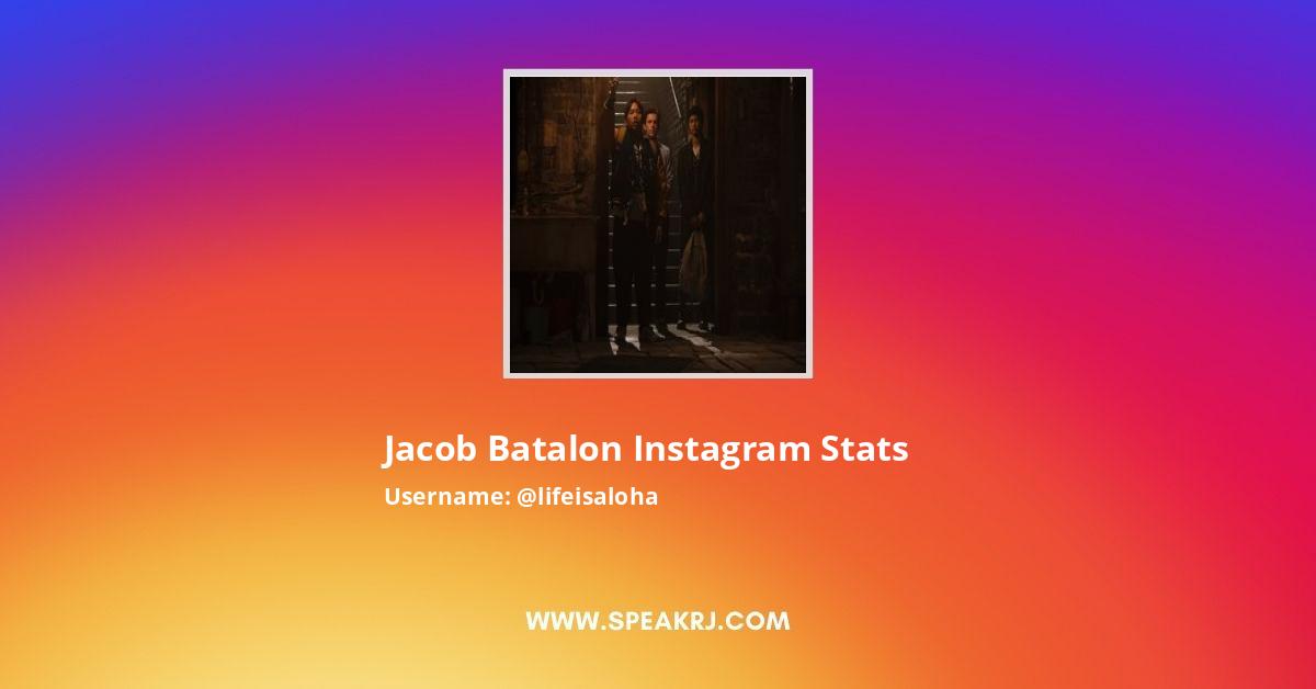 Jacob Batalon Instagram Followers Statistics Analytics Speakrj Stats